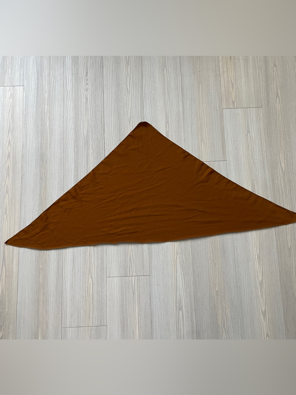 Copper Brown Triangle Scarf Hair Accessory